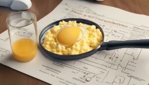 how much protein in an egg scrambled
