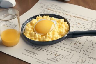 how much protein in an egg scrambled